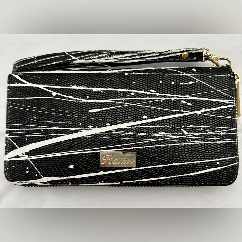 Zip Around Wallet Clutch Wristlet